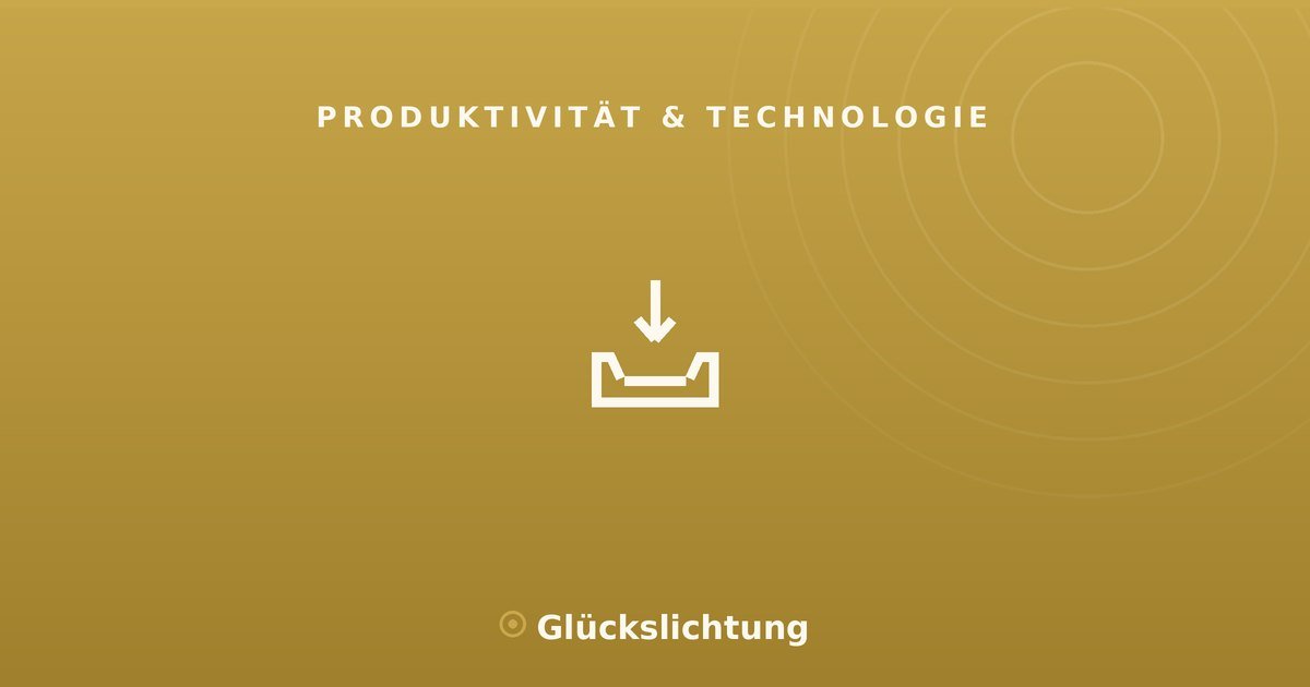 Getting Things Done: den Kopf frei bekommen
