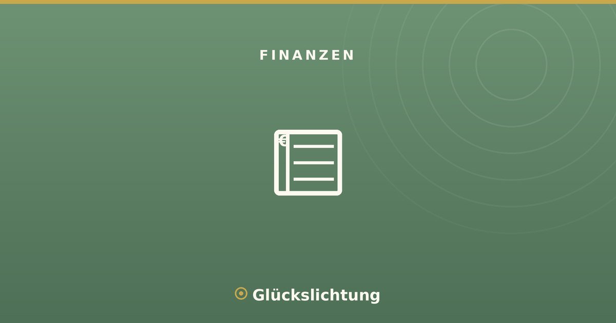 Haushaltsbuch führen: in 4 Wochen den Überblick gewinnen